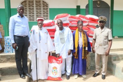 Carême catholique et Ramadan 2022:  l'église catholique et les musulmans de la région du Tonkpi reçoivent des dons