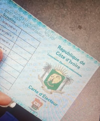 Côte d'Ivoire : La CEI prolonge le retrait des cartes d’électeur jusqu’au 22 octobre 2025 (Officiel) 