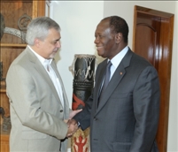 Rentré hier de Paris - Le président Ouattara déjà au travail