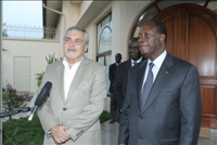 Rentré, hier de Paris : Alassane Ouattara reconnaissant à Philip Carter III