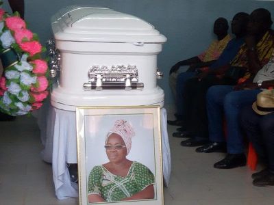 Levée du corps de Catherine Brou, ex-correspondante de l’AIP à Aboisso