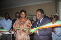 Inauguration de la salle d’archives de la CEI offerte  par l’ONUCI