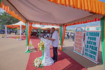 Célébration de la 26è Journée nationale de la Paix : les populations du Grand Ouest s'engagent pour la paix