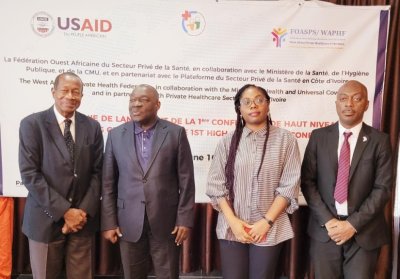 Lancement de la première conférence politique de haut niveau du secteur privé de la santé en Afrique de l’Ouest