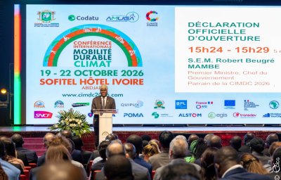 CIMDC 2026 : le Premier Ministre Beugré Mambé présente les enjeux d’une mobilité de masse, accessible au moindre coût et respectueuse de l’environnement
