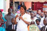 Pour une participation massive au scrutin : Affoussiata Bamba dans les marchés de Cocody