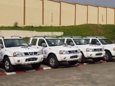 Renforcement de la capacité opérationnelle de la police nationale ivoirienne en véhicules pick-up