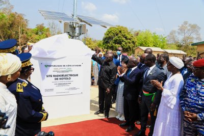 Connectivité rurale en Côte d'Ivoire: Le Vice-Président de la République, Tiémoko Meyliet Koné, inaugure le site de connexion radioélectrique de Kotolo (Dabakala)