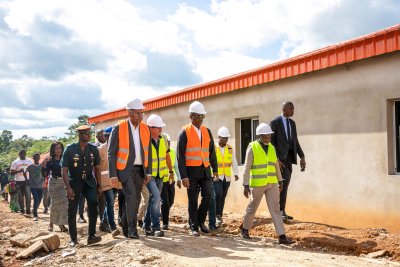 Construction du centre de service civique d’Adzopé : les travaux achevés à 50%