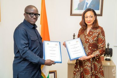 Coopération culturelle Côte d'Ivoire – Guinée-Bissau : la ministre Françoise Remarck signe un accord avec son homologue bissau-guinéen