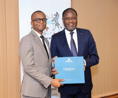 Coopération dans le secteur minier : le ministre Sangafowa-Coulibaly reçu par le Vice-Président du Botswana