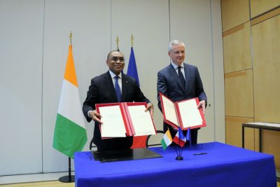 La France signe un troisième C2D d’un montant de 751 milliards FCFA avec la Côte d’Ivoire