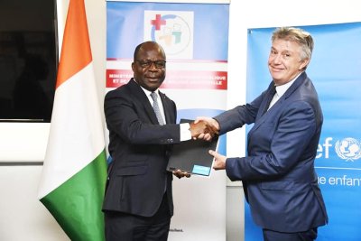 Coopération : Le ministère de la Santé et l'UNICEF signent un nouveau plan de travail