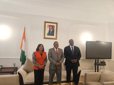 Coopération : le Ministre du Commerce et de l’Industrie du Royaume d’Eswatini reçu par l’Ambassadeur de Côte d’Ivoire auprès du Royaume-Uni d’Angleterre et d’Irlande du Nord