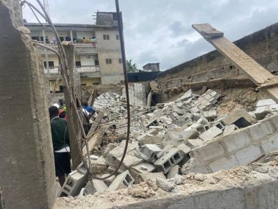 Côte d'Ivoire : 04 victimes dont  01 décès certain ⁠dans un effondrement d’une Dalle à Yopougon (Pompiers)
