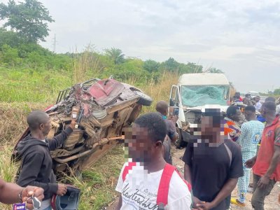 Côte d'Ivoire : 11 victimes, dont 2 blessés graves, dans un accident de la circulation après Djebonoua (Pompiers)