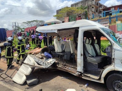 Côte d'Ivoire: 14 victimes dont 2 cas graves dans un carambolage impliquant sept véhicules à Bingerville