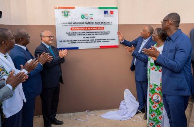 Côte d'Ivoire/Adzopé: le Premier ministre inaugure le Collège Moderne Patrick ACHI de Kong 2