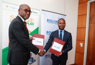 Côte d'Ivoire : Bolloré annonce la signature d'une convention pour l'insertion professionnelle des jeunes