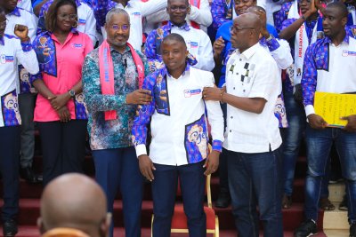 Côte d'Ivoire : Koulaï Mauréas investi à la tête de l'UJ-COJEP en présence de Charles Blé Goudé