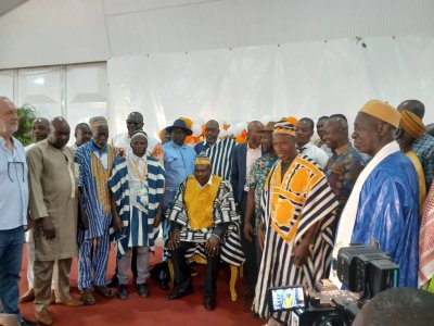 Côte d'Ivoire/ Filière Café-Cacao: investiture de la section du Tonkpi de l'union nationale des sociétés coopératives agricoles leaders