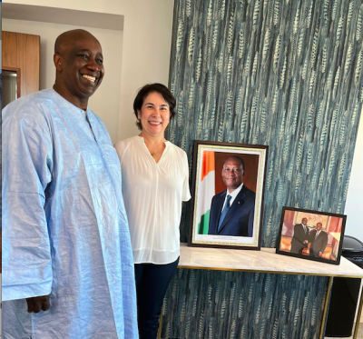 Côte d'Ivoire : la Directrice Exécutive de l’Organisation Internationale du Café (OIC) en visite de travail à Abidjan