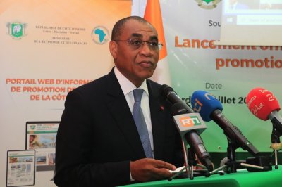 Côte d'Ivoire: le ministre de l'Économie et des Finances lance son portail web d'information économique