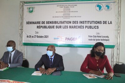 Côte d'Ivoire: les institutions de la République sensibilisées sur les marchés publics