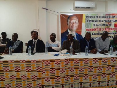 Côte d'Ivoire : les producteurs de café-cacao vont célébrer le Président Alassane Ouattara à Yamoussoukro