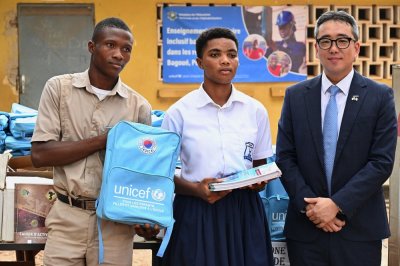 Côte d'Ivoire : L’UNICEF et KOICA s’engagent pour une éducation de qualité et la santé des jeunes