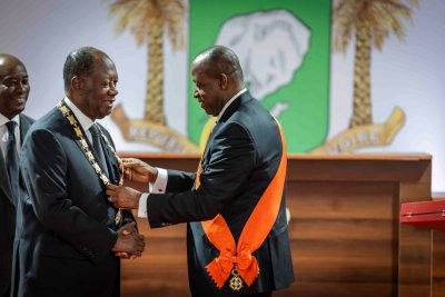 Côte d’Ivoire : « Nous construirons une grande nation, unie, solidaire et prospère », (Alassane Ouattara) 