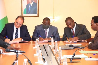 Côte d'Ivoire: signature d'un partenariat pour la compétitivité du secteur agricole