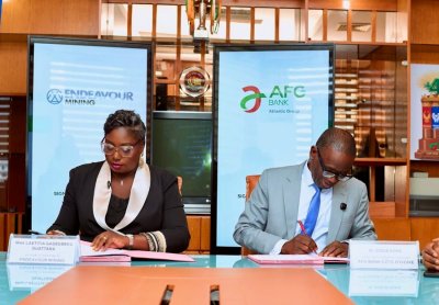 Côte d’Ivoire : AFG Bank et Endeavour Mining signent une convention pour sécuriser le paiement des indemnisations des communautés affectées par le projet minier d’Asso-Dibibango