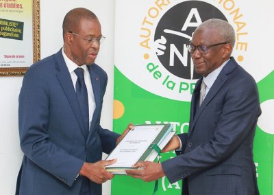 Côte d’Ivoire-AIP/ Le nouveau président de l’ANP entend consolider les acquis de son prédécesseur pour porter l’institution vers des sommets plus élevés