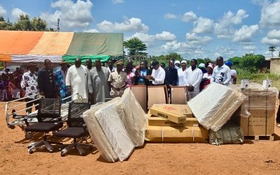 Côte d’Ivoire/ Daloa - Kibouo : hommage à Dominique Ouattara après un important don de matériel médical
