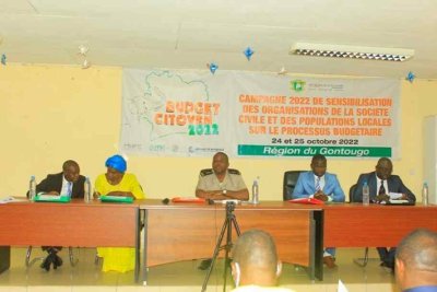 Côte d’Ivoire : des organisations de la société civile et les populations sensibilisées sur le processus budgétaire dans les régions du Bounkani et du Gontougo