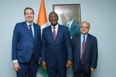 Côte d’Ivoire-France : les Ministres Souleymane Diarrassouba et Olivier Becht échangent sur la coopération économique entre les deux pays