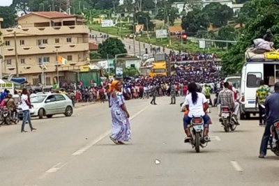 Côte d’Ivoire/ Insécurité routière : Les étudiants de Bouaké marchent contre les chauffards tueurs