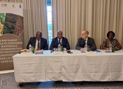 Côte d’Ivoire : la Plateforme nationale de coordination des initiatives d’agroforesterie dans la filière café-cacao est lancée