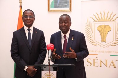 Ahoussou-Kouadio réitère le soutien du Sénat à accompagner le secteur privé, moteur de croissance