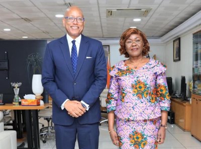 Côte d’Ivoire : Nialé Kaba échange avec le Vice-Président Afrique de la SFI