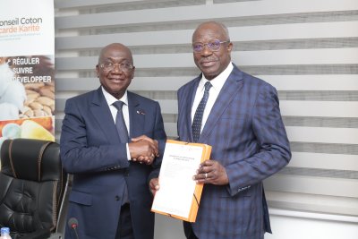 Côte d’Ivoire/ Présidence du Conseil d’Administration du Conseil Coton Anacarde Karité : Ehui Kouassi Jérôme succède à Ouattara Blidia ( Officiel)