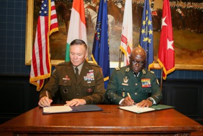 Côte d’Ivoire. Un partenariat signé avec les Etats-Unis pour la formation et le renforcement des capacités des FACI