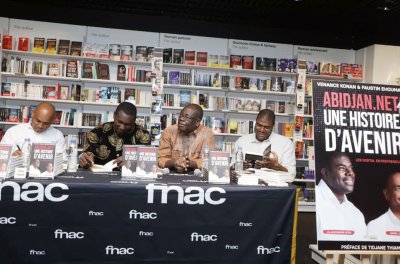 Entrepreneuriat : Les auteurs du livre ‘’Abidjan.net, une histoire d’avenir'' dédicacent l’œuvre à FNAC CAP Sud Abidjan