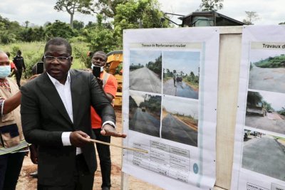 Dégradation de l’axe routier Toumodi-Oumé : le ministre Amedé Kouakou apporte des précisions