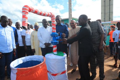 Développement du Bafing : le Ministre Moussa Sanogo inaugure un château d’eau à Bountou (Koro)
