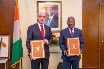 Développement économique et social: Léon Kacou Adom et une ONG européenne signent  accord