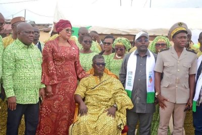 Développement local:  Hermann Aboa investi à la tête de la Mutuelle pour le Développement du village de Memni