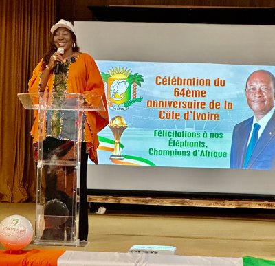 Diaspora : les Ivoiriens de New-York célèbrent la fête nationale autour du Trophée de la CAN
