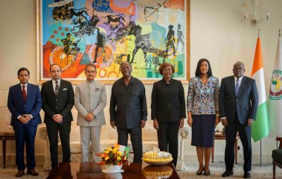  Le Chef de l’État a eu des entretiens avec son homologue gabonais, le Ministre d’État indien aux Affaires Extérieures et le Directeur Général de l’OMS